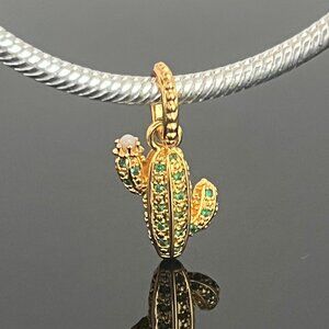 Pandora Cactus Gild Charm Dangle Pendant